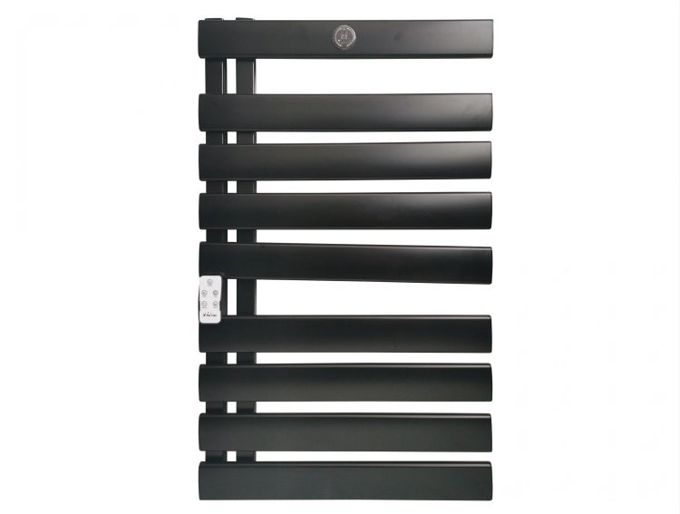 Handtuchwärmer mit horizontalen Heizstäben und digitalem Display