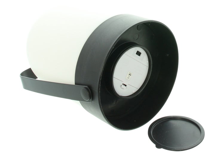 FRANK FLECHTWAREN | LED-Lampe Outdoor, KUNSTSTOFF, Ø 14 x 22 cm, ohne Batterien, für den Außenbereich geeignet