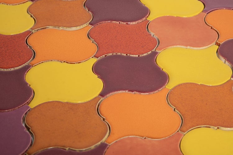 Keramikfliesen im marokkanischen Stil