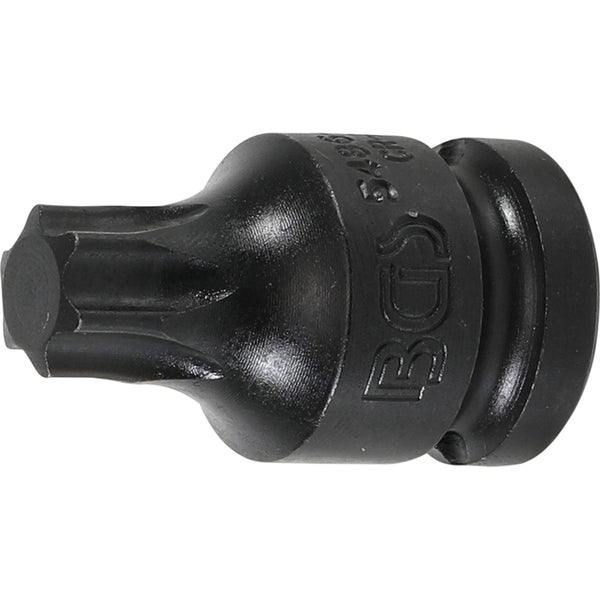 BGS Kraft-Bit-Einsatz Antrieb Innenvierkant 12,5 mm (1/2) T-Profil (für Torx) T60 - 5486-T60