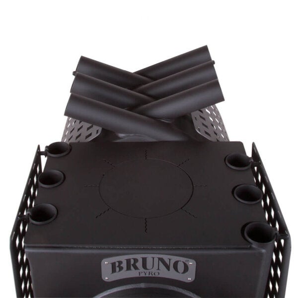 Werkstattofen Bruno Pyro IV mit Herdplatte inkl. Seitenverkleidung Quattro