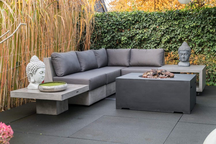 Novum Lounge Beton Sitzgruppe 3 teilig