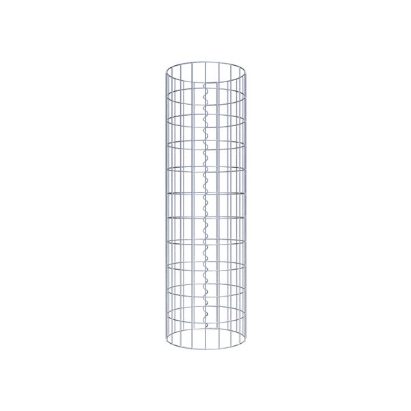 Gabionensäule Durchmesser 32 cm, MW 5 x 10 cm rund - Höhe: 1,10 m