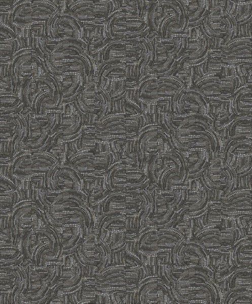 Masureel Tapete grafisches Motiv Schwarz - 53 cm x 10.05 m - 630028