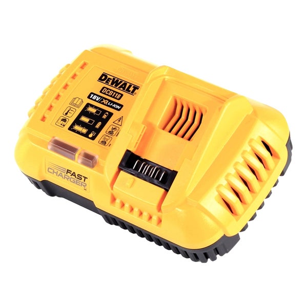 DeWalt Schnellladegerät DCB118 für 18 Volt Lithium Ionen Akkus