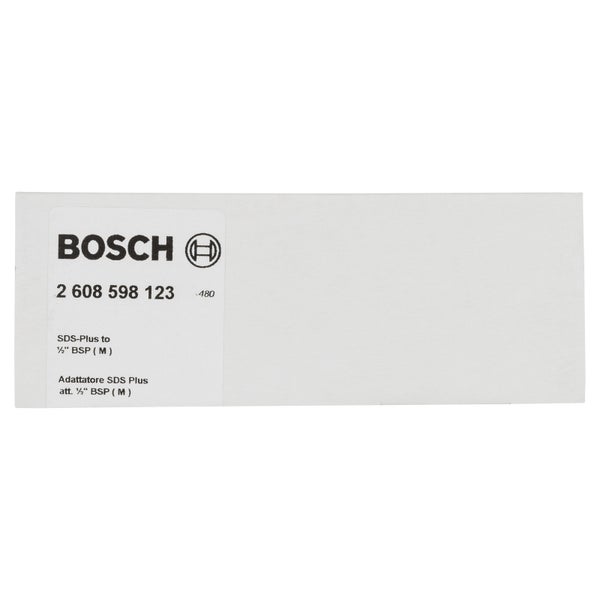 Bosch Adapter für Diamantbohrkronen Maschinenseite SDS plus Kronenseite G 1/2 115 mm - 2608598123
