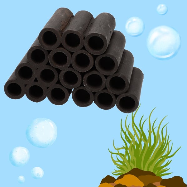 Aquarium Dekoration mit Röhren für Fische