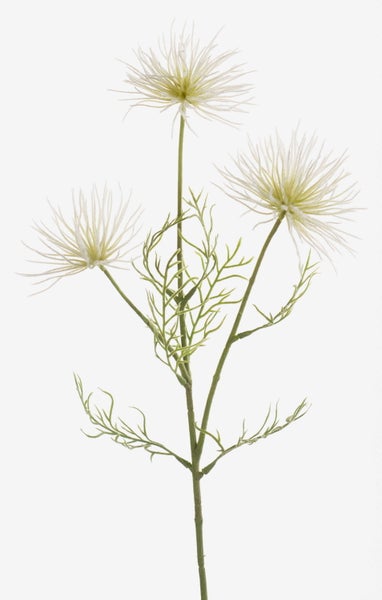 Künstliche Blume Chrysantheme Harare, Creme, 65cm - Textil Chrysanthemum