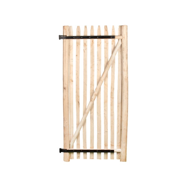 Holzzaun Tor mit Beschlägen