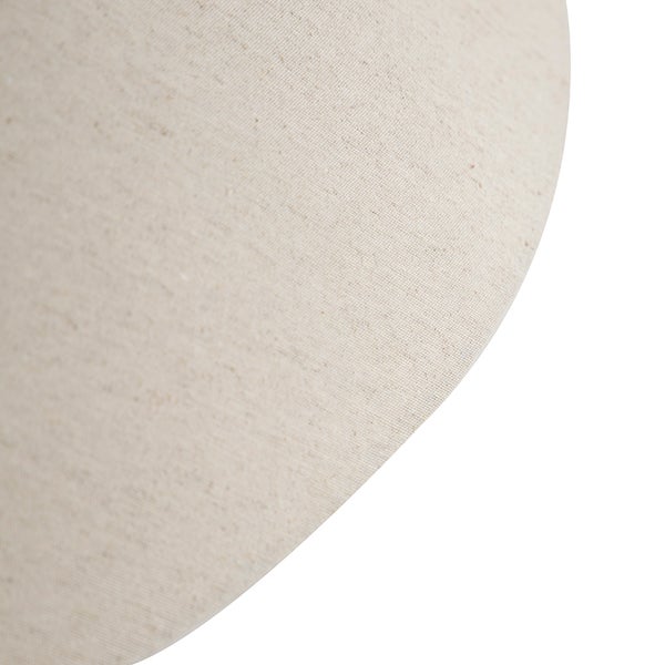 Nahaufnahme eines Lampenschirms aus Stoff