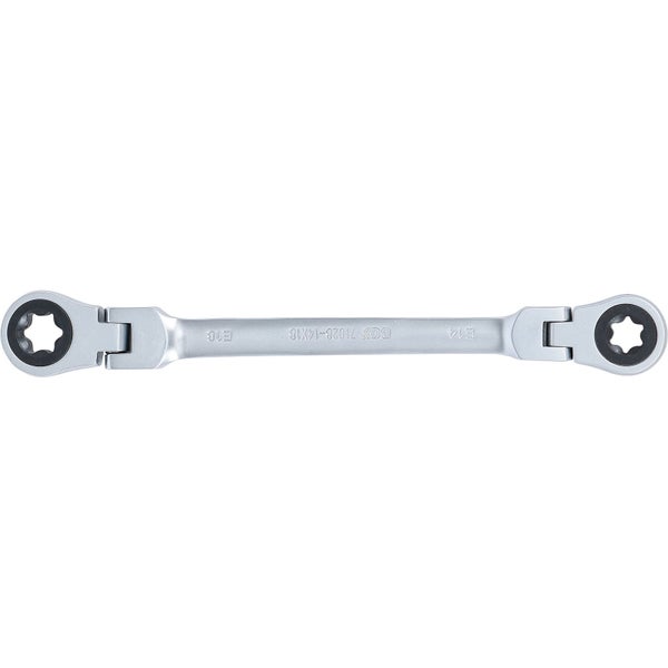 Umschaltbarer Ringratschenschlüssel mit Außentorx