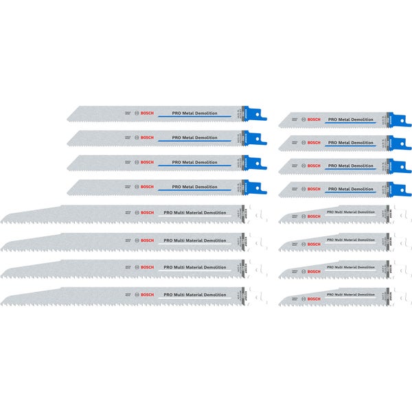 Bosch PRO Tough Box Demolition Blatt-Set 16-tlg. - 2607011822