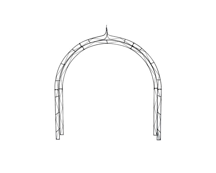 Gartentor aus Metall