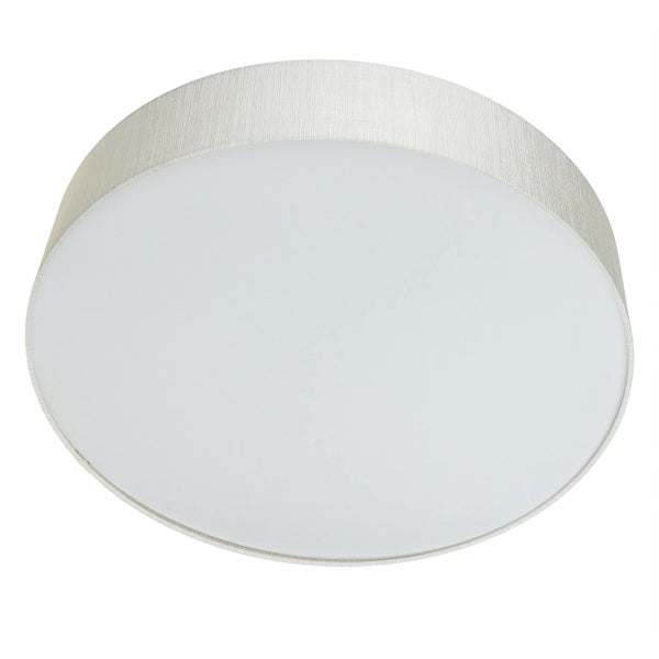 Runde Deckenleuchte mit Stoffschirm