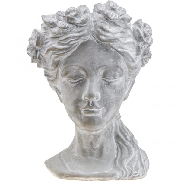 Dekorative Frauenbüste für den Garten