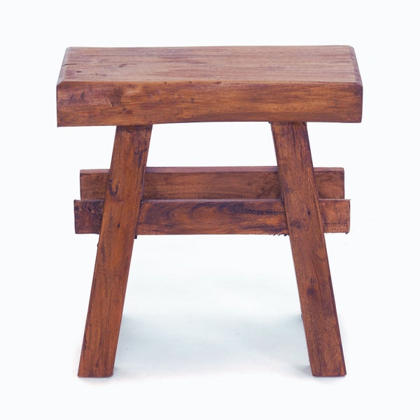 Hocker VINTAGE 40 Massivholz 02 hellbraun