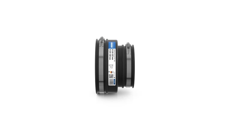 Crassus Adapterkupplung CAC 1602 für Rohre von 110 bis 122 Millimeter und 144 bis 160 Millimeter Außendurchmesser aus EPDM Gummi