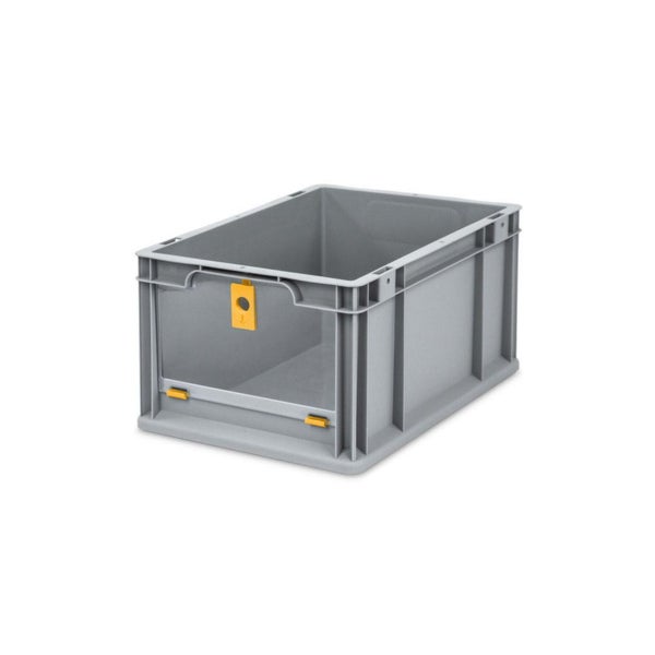 PROREGAL SparSet 5x Eurobox NextGen Insight Cover HxBxT 22 x 30 x 40 20 Liter Hoch/Gelb Eurobehälter Transportbox