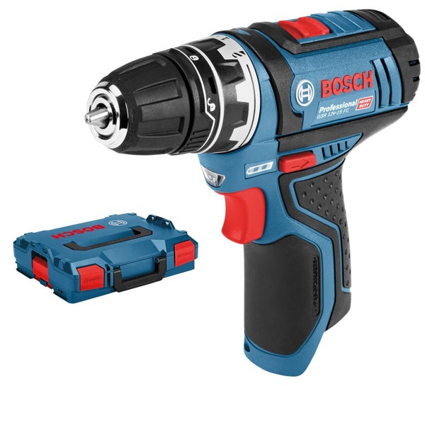 Bosch Akku-Bohrschrauber GSR 12V-15 FC FlexiClick Clic&Go Solo in L-Boxx - 06019F6002