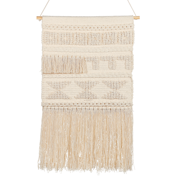 Wandbehang KAMOKE Baumwolle 103 cm Beige