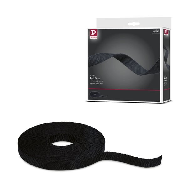 ULine Gurt 10m Dacron Textil Kupfer Schwarz