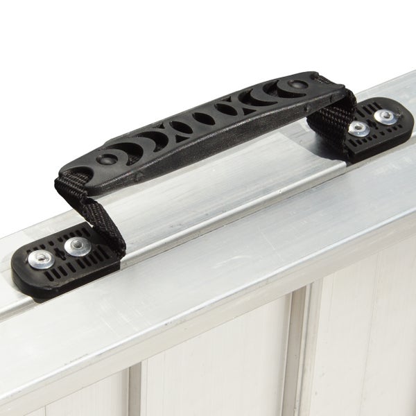 Griff einer Aluminiumrampe