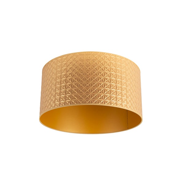 Lampenschirm Gold 50/50/25 Dreiecksmuster