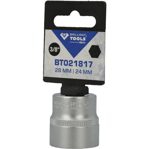 BRILLIANT TOOLS 3/8 Sechskant-Stecknuss 24 mm - BT021817