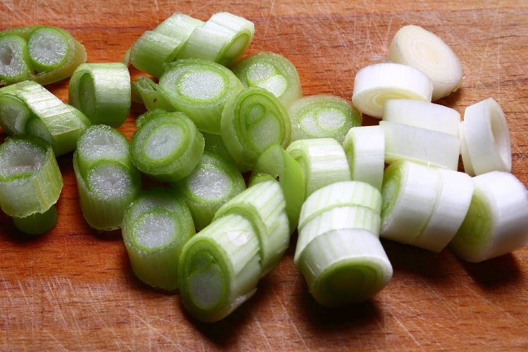 SAFLAX Garden to go - BIO - Frühlingszwiebel - Weißer Lissabonner - Allium cepa - 150 Samen - Mit Topf, Klima - Deckel und Anzuchtsubstrat