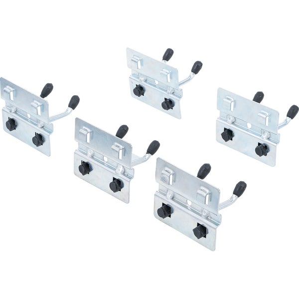 BGS Doppelhaken-Satz 40 mm für Schrankwand-System 5tlg. - 80197