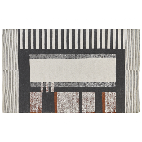 Teppich KAKINADA Bunt 140 x 200 cm Baumwolle