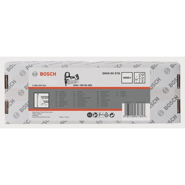 Bosch SK64-34 57G verzinkte Nägel, 4000 Stück