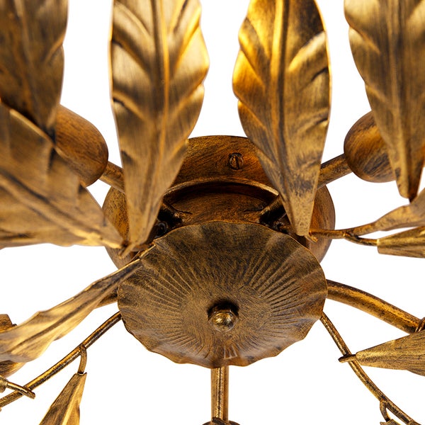 Deckenleuchte mit Blattdesign