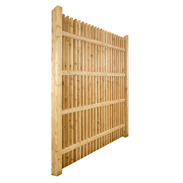 Holzzaun zur Gartengestaltung