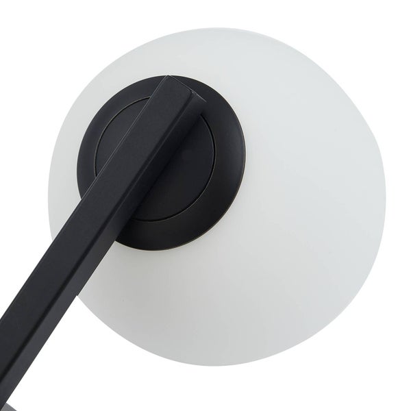 Lucande Wandleuchte, Wandlampe Bad Bidolo (spritzwassergeschützt in Schwarz aus Metall (1 flammig G9) - Wandleuchten Spiegelleuchte Badezimmer Wandbeleuchtung Badezimmerleuchte