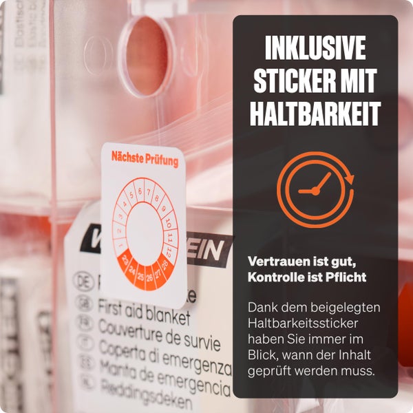 Erste Hilfe Nachfüllset DIN 13169:2021 inkl. Erste Hilfe Anleitung - Verbandskasten Nachfüllset DIN 13169 mit praktischen Innentaschen - DIN 13169 Nachfüllset für Betriebe - Verbandsmaterial Set