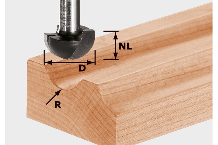 Festool Hohlkehlfräser  HW R4 - (490983)