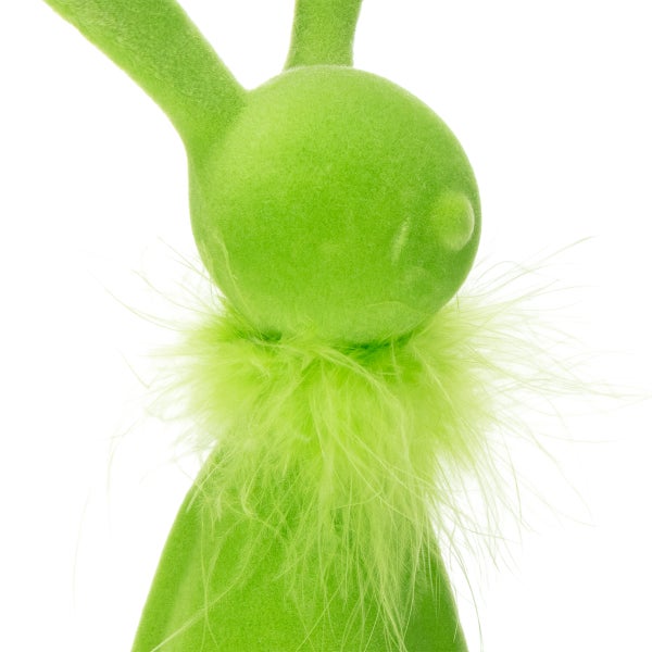 Dekorativer Osterhase mit Federn