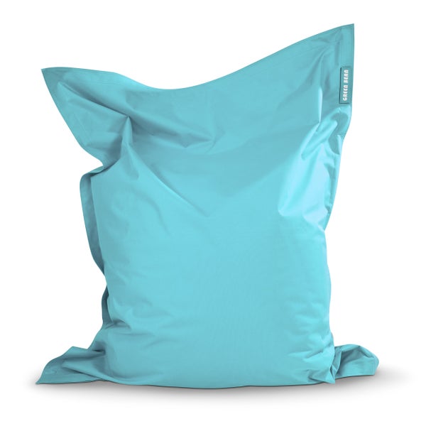 Green Bean Sitzsack XXL 140x180cm 380 Liter Kinder & Erwachsene Bean Bag EPS Perlen Füllung Riesensitzsack Groß Draußen Outdoor Liegekissen Waschbar Wetterfest Lounge Sitzkissen Bodenkissen Aquamarin