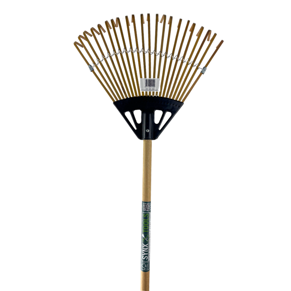 Laubbesen aus Bambus mit Holzstiel