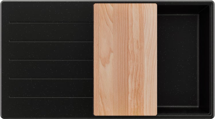 Spüle mit Schneidebrett