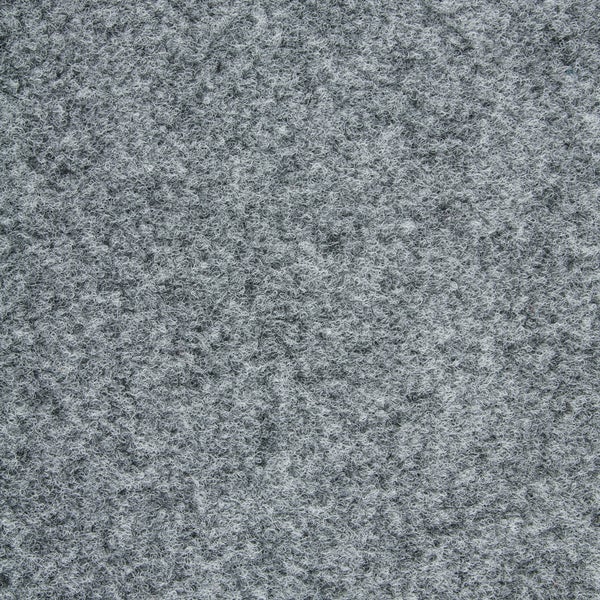 Selbstliegende Teppichfliesen aus Nadelfilz Filzfliesen in Hellgrau ideal als Messeteppich Nadelvlies Teppich Fliesen grau für Büro und Messe