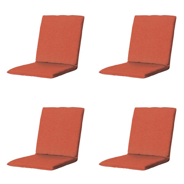 Stuhlauflage Stapelstuhl Panama terra - Ca. 97x49 cm - 4er-Set
