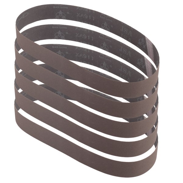 STAHLWERK Schleifband 10er Set P180 40 x 760mm Gewebe Schleifpapier