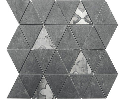 Mosaik Triangolo graphite 30x34 cm