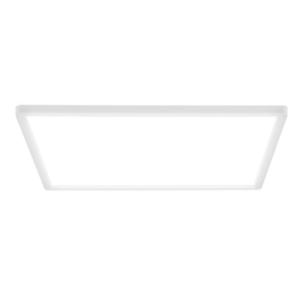 Quadratisches LED-Panel Deckenleuchte mit weißem Rahmen