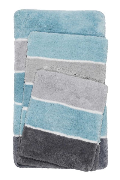 Badteppich Türkis Grau Rio Marina Homie Living 70x120 cm