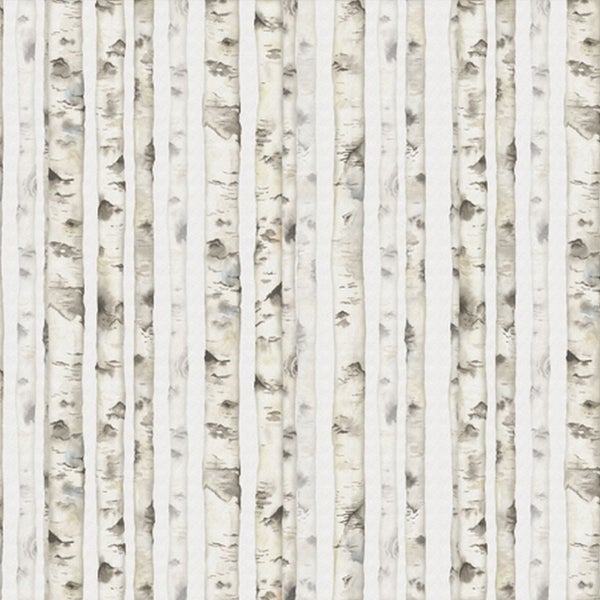 Tapete mit Birkenstamm-Muster