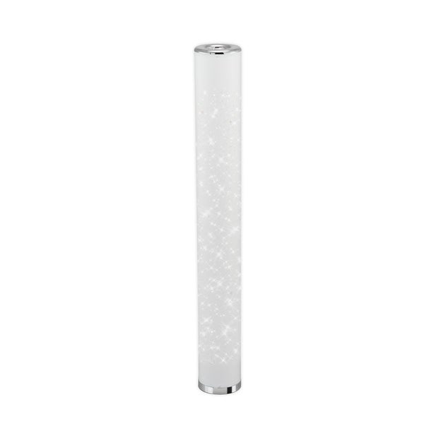BRILONER YOTA LED Stehlampe, Sternendekor, Kabelschalter, Warmweißes Licht, chrom, 13 x 103,5 cm