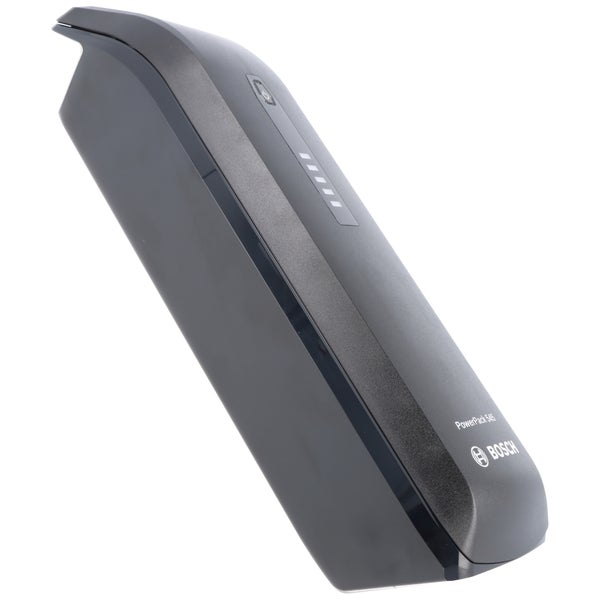 Bosch PowerPack 545 Elektrofahrrad-Akku für Rahmenmontage mit Ladestandsanzeige.